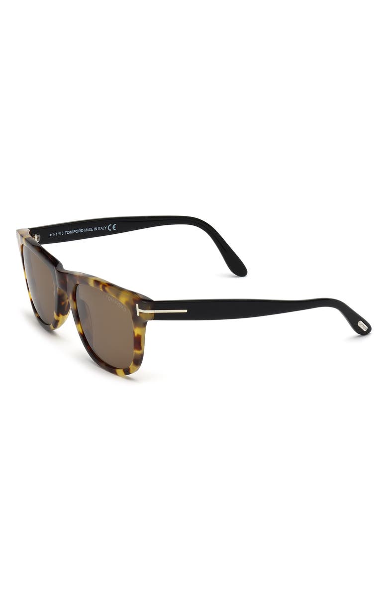 TOM FORD Leo 52mm Retro Sunglasses, Alternate, color, 