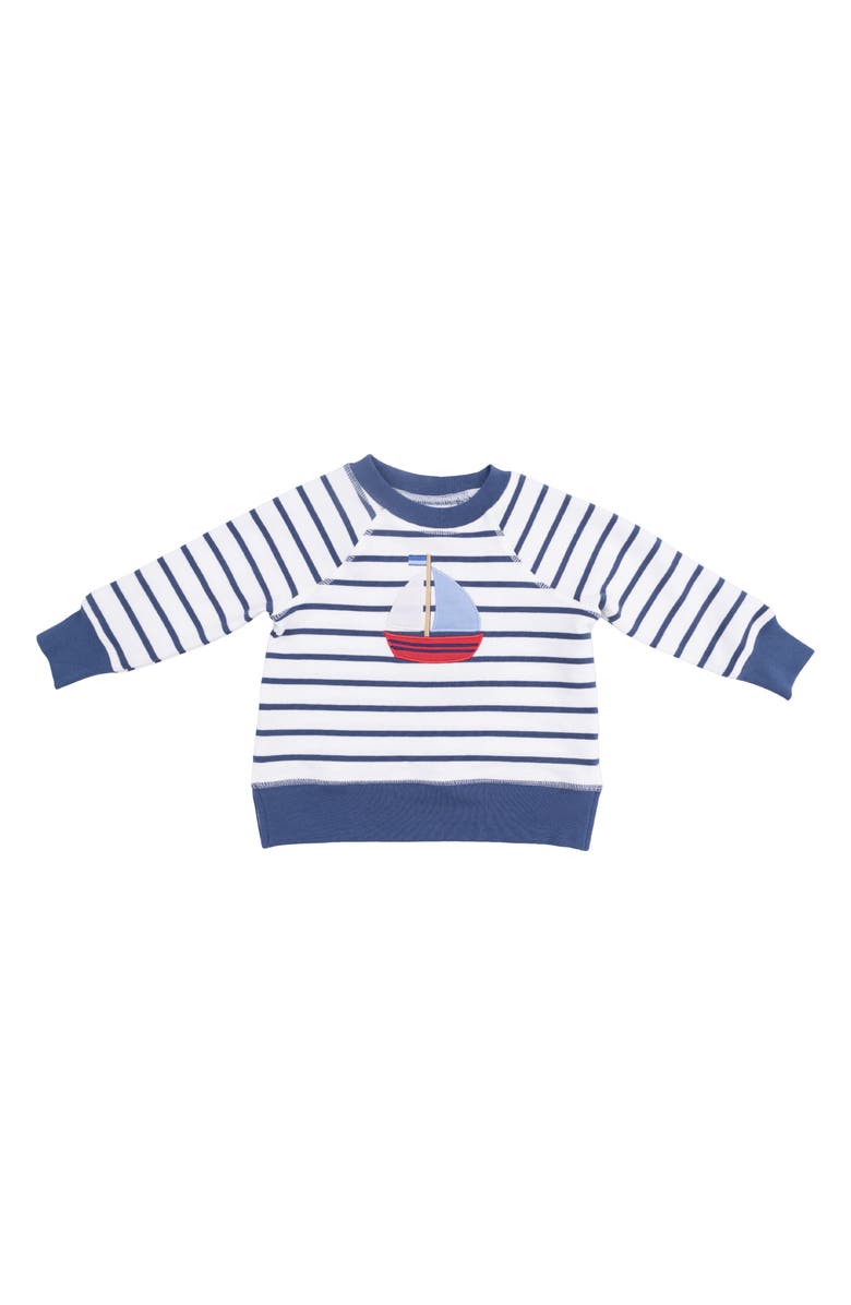 Angel Dear Bubby Sailboat French Terry Sweatshirt, Main, color, 