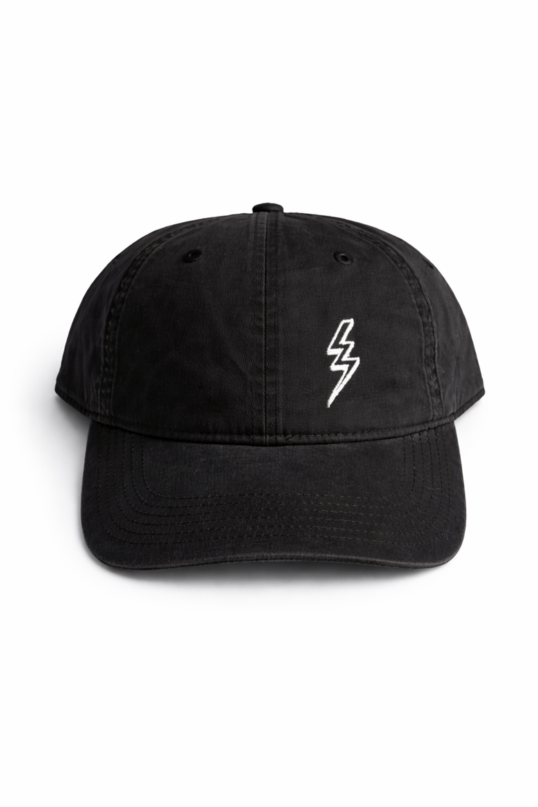 Lightning Bolt Access Cap + Ink, Main, color, Faded Black