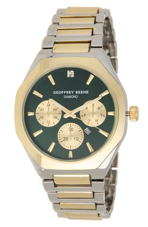 Diamond Two-Tone Bracelet Watch, 43mm