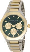 GEOFFREY BEENE Diamond Two-Tone Bracelet Watch, 43mm