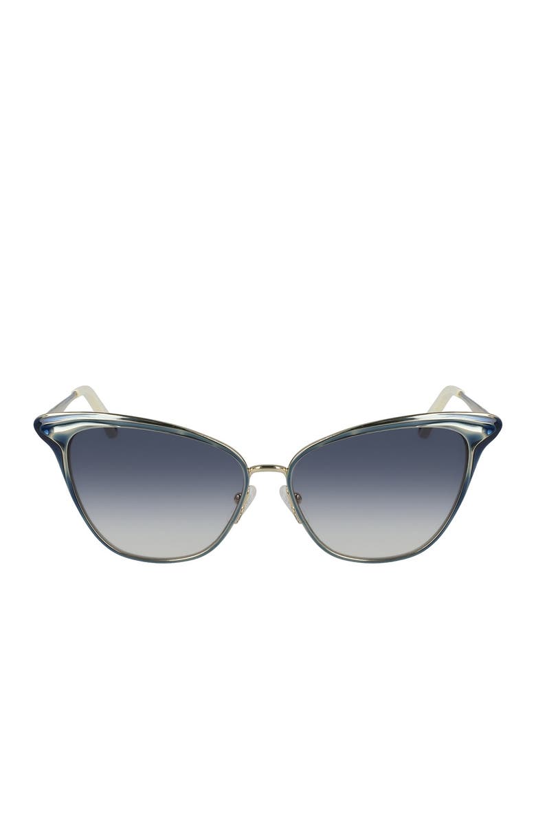 Chloé Cat Eye 56mm Sunglasses, Alternate, color,