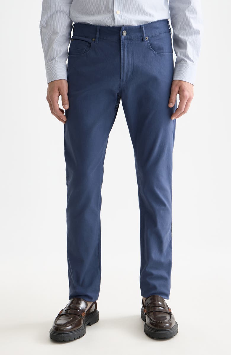 Scotch & Soda Ralston Slim Fit Stretch Cotton Twill Pants, Main, color, Oceana