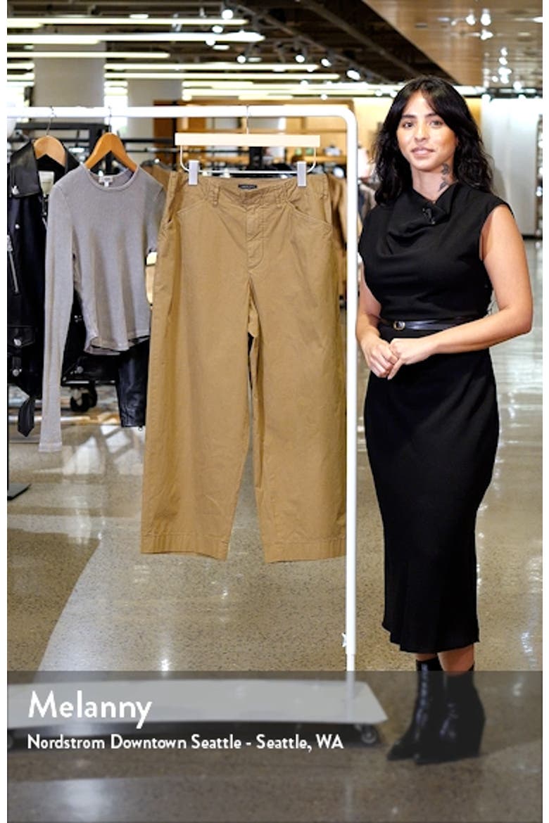 Banks Wide Leg Ankle Pants video