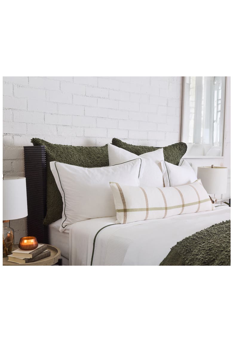 Murphy Bouclé Big Accent Pillow, Alternate, color, MOSS