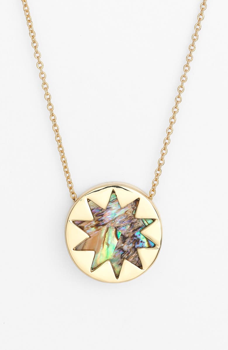 House of Harlow 1960 Sunburst Pendant Necklace, Main, color, 