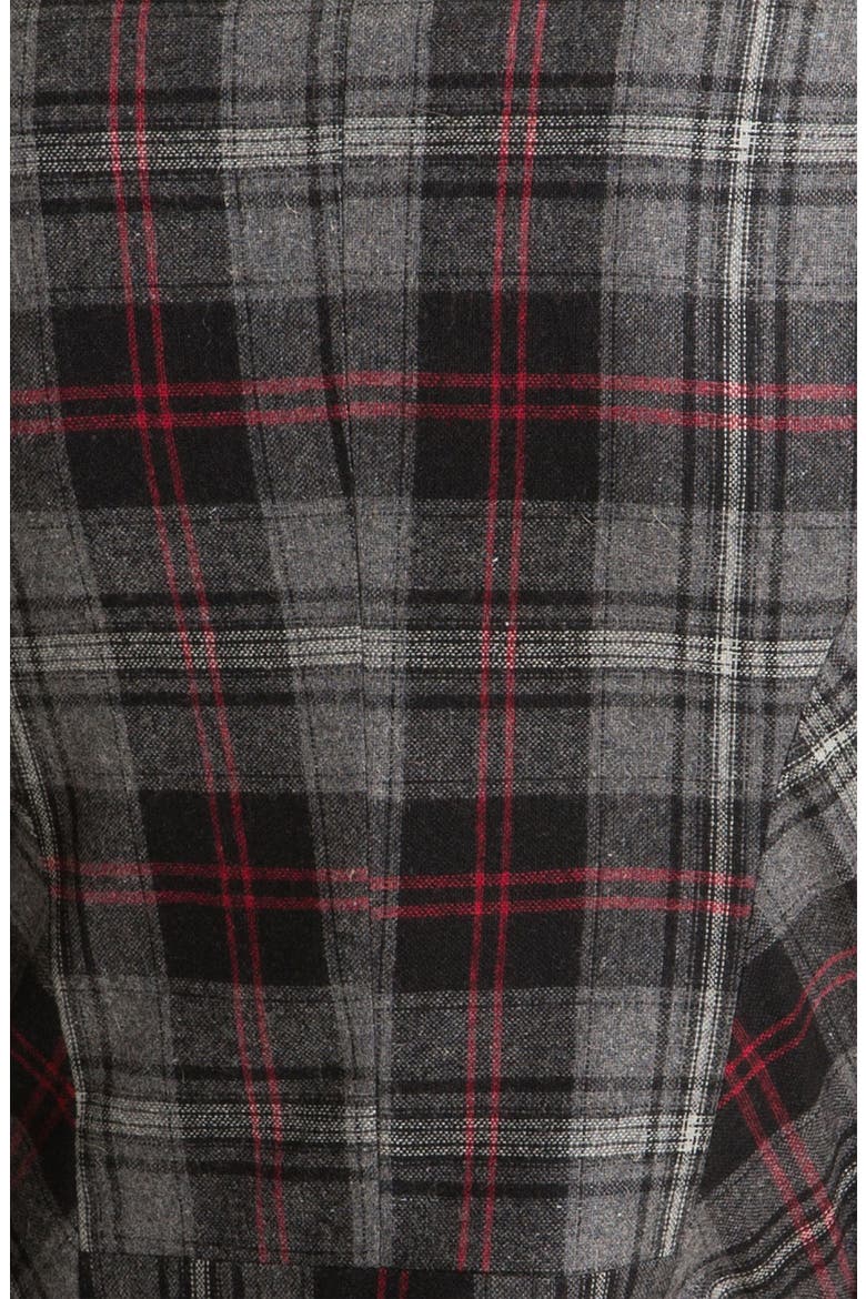 Plaid Blazer, Alternate, color, CHARCOAL/ RED PLAID