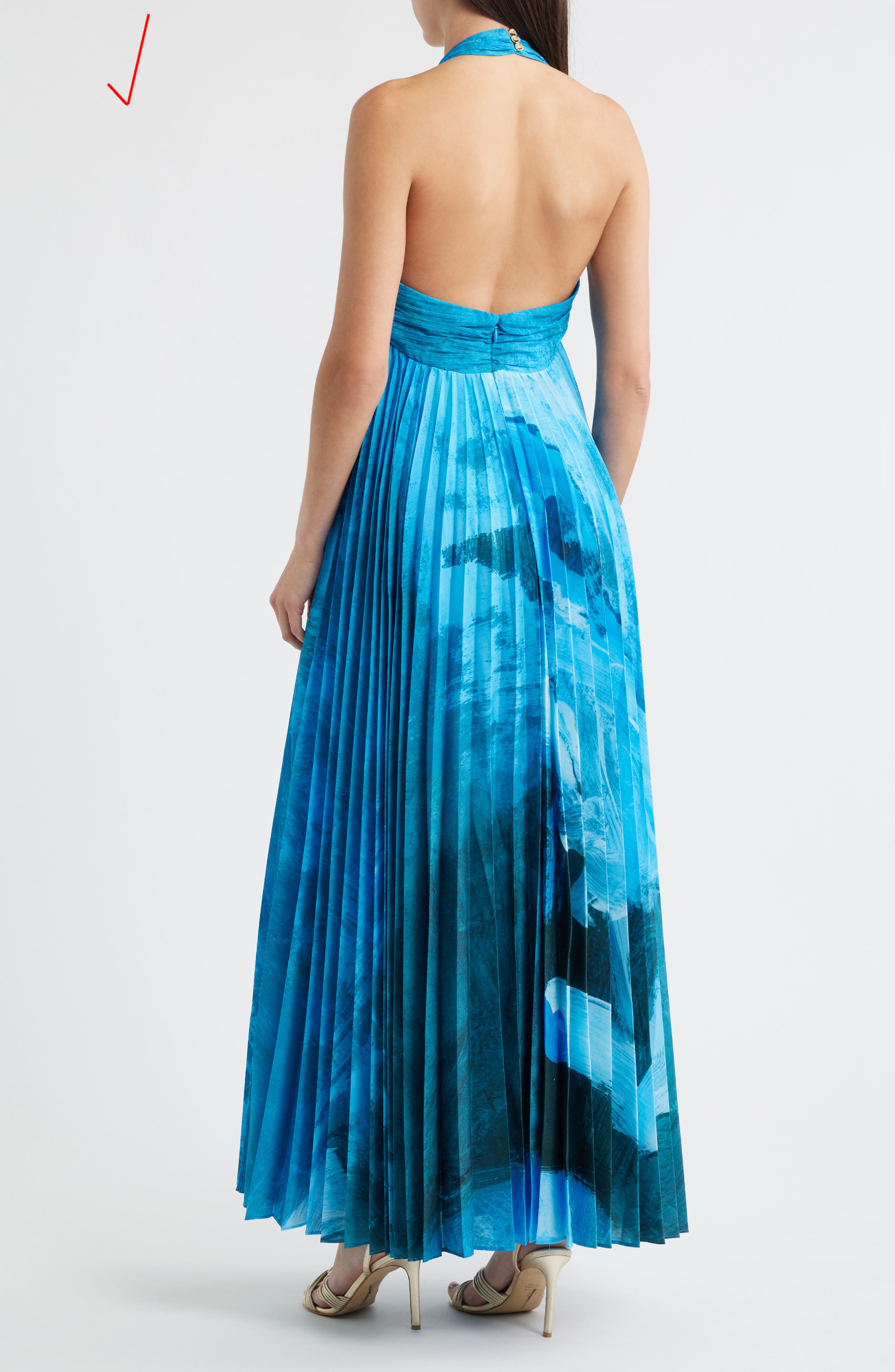 Askham Print Gown - image 2