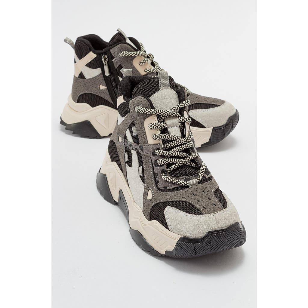 Prologue Shoes Lowel Sneaker Boot In Gray