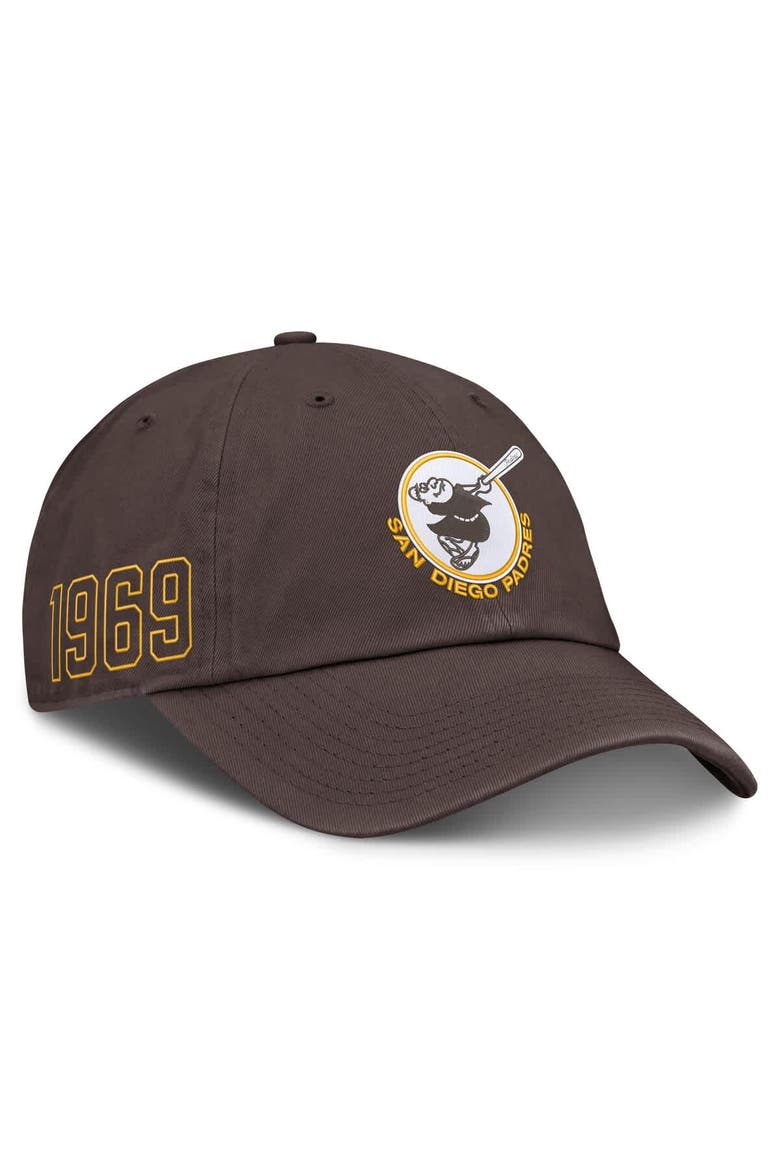 Men's Nike Brown San Diego Padres Cooperstown Club Adjustable Hat, Main, color, Brown