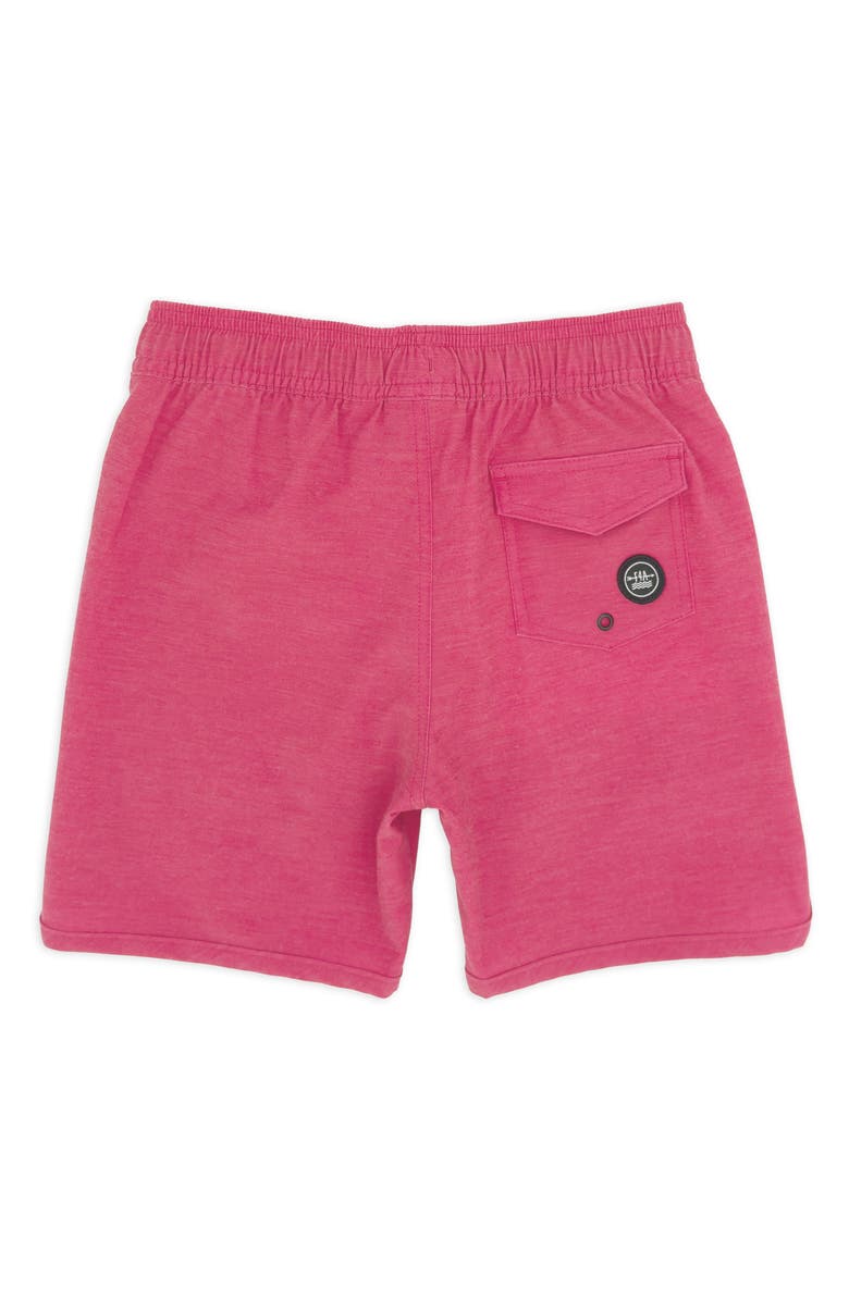 Feather 4 Arrow Kids' Wild Wave Scallop Board Shorts, Alternate, color,