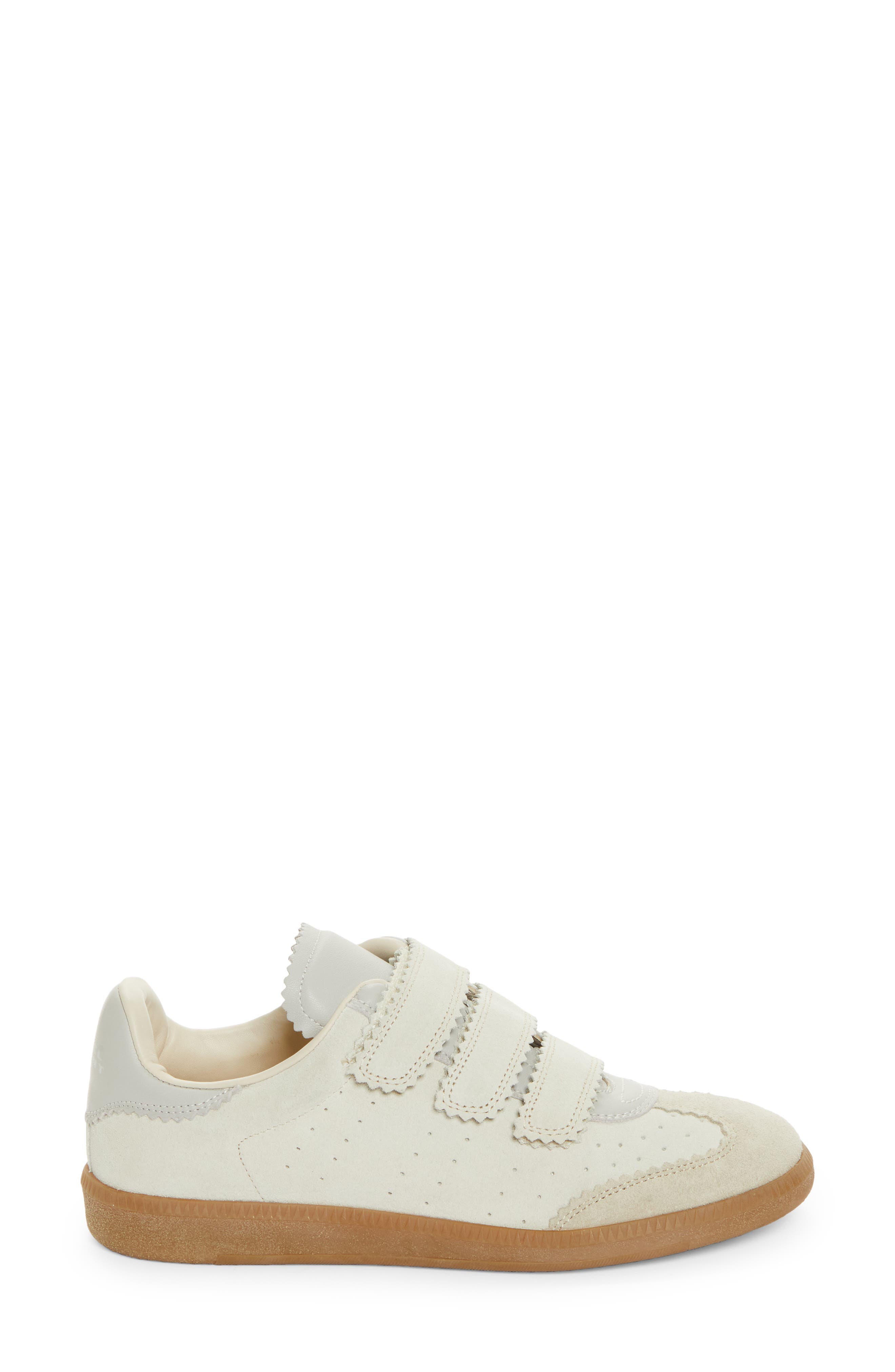 Isabel Marant Beth Low Top Sneaker, Alternate, color, Ecru