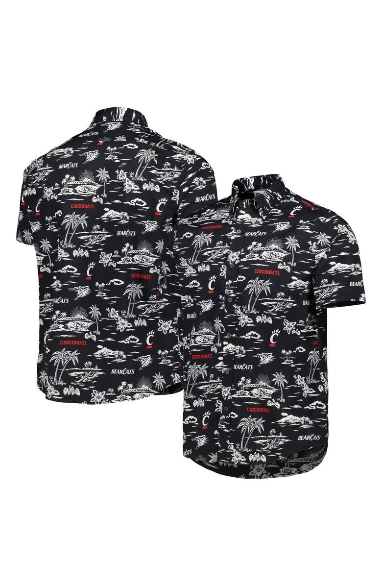 Reyn Spooner Men's Reyn Spooner Black Cincinnati Bearcats Performance Button-Down Shirt, Main, color, Black