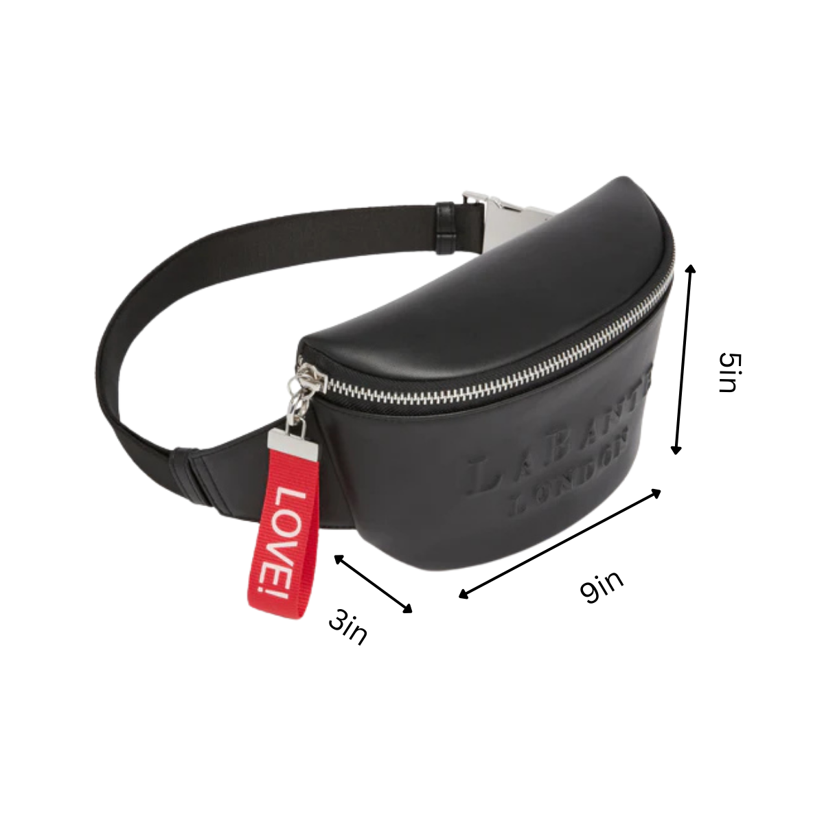 Machu-Pichu Vegan Fanny Pack, Alternate, color, Black