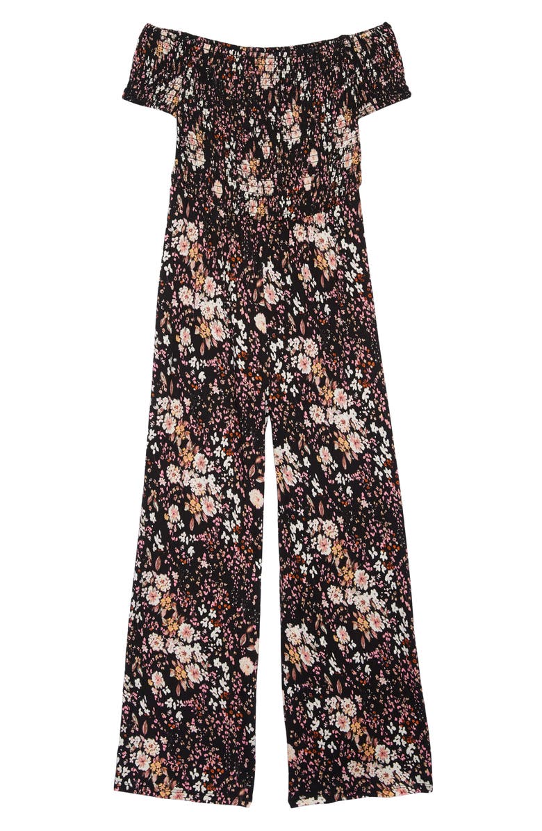 Love, Fire Off the Shoulder Knit Jumpsuit, Main, color, 