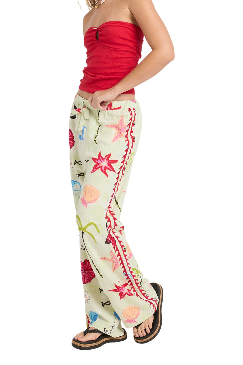 x Lottie Hall Pull-On Pants, Alternate, color, SUNNY LIME