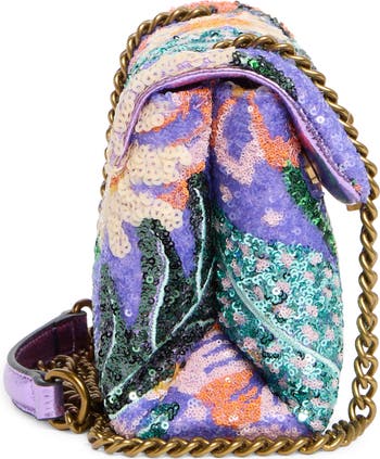 Medium Brixton Sequin Crossbody Bag