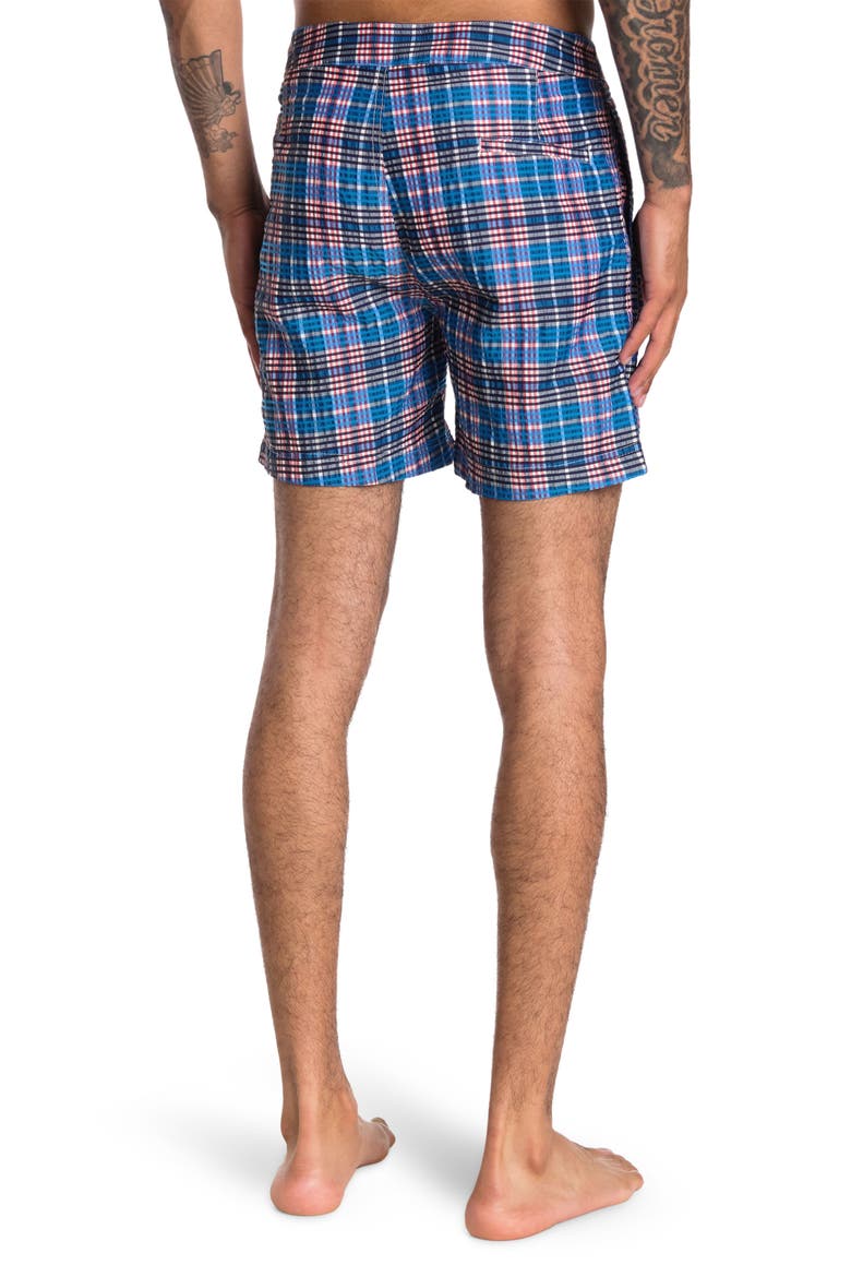 Print Swim Trunks, Alternate, color, OCEAN