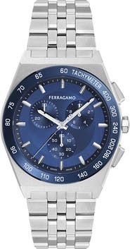 FERRAGAMO Vega New Chrono Bracelet Watch, 42mm