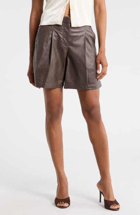 TWP Sully Leather Shorts