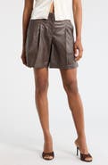 TWP Sully Leather Shorts