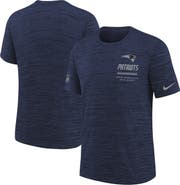 Nike Youth Nike Navy New England Patriots Sideline Velocity Dri-FIT T-Shirt