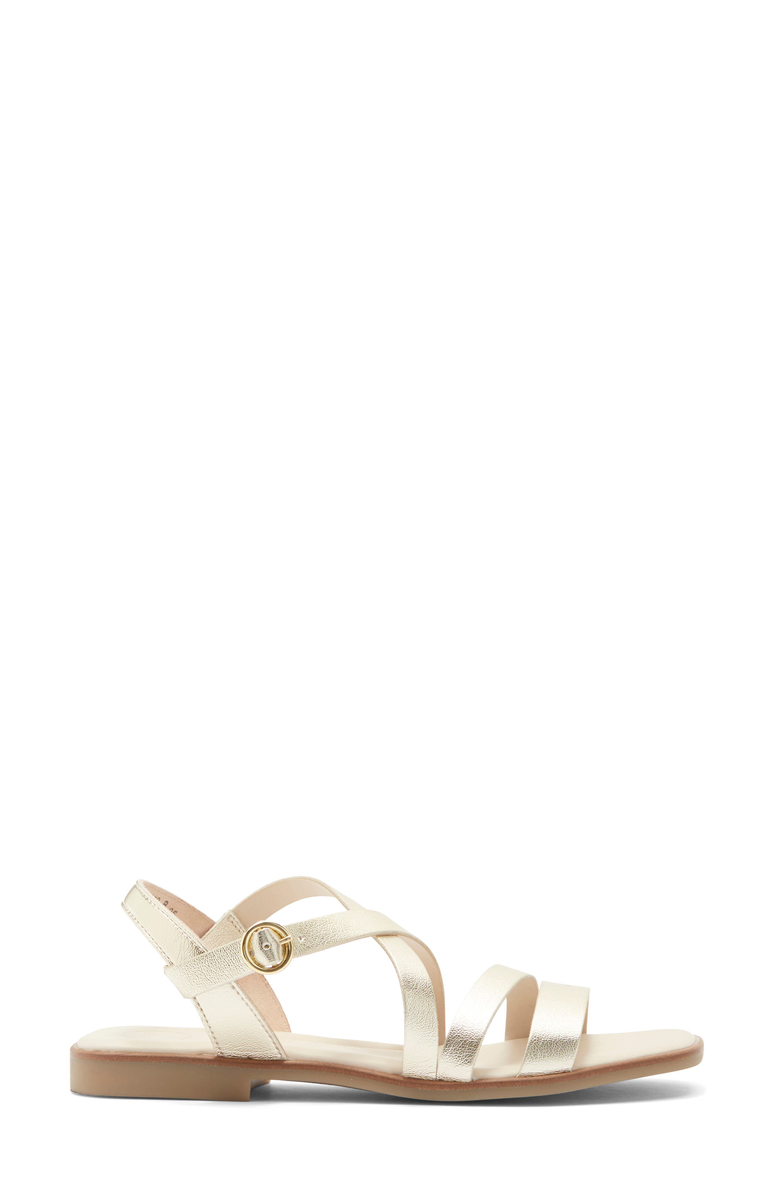 Paul Green Rayne Sandal, Alternate, color, Platino Metallic Future