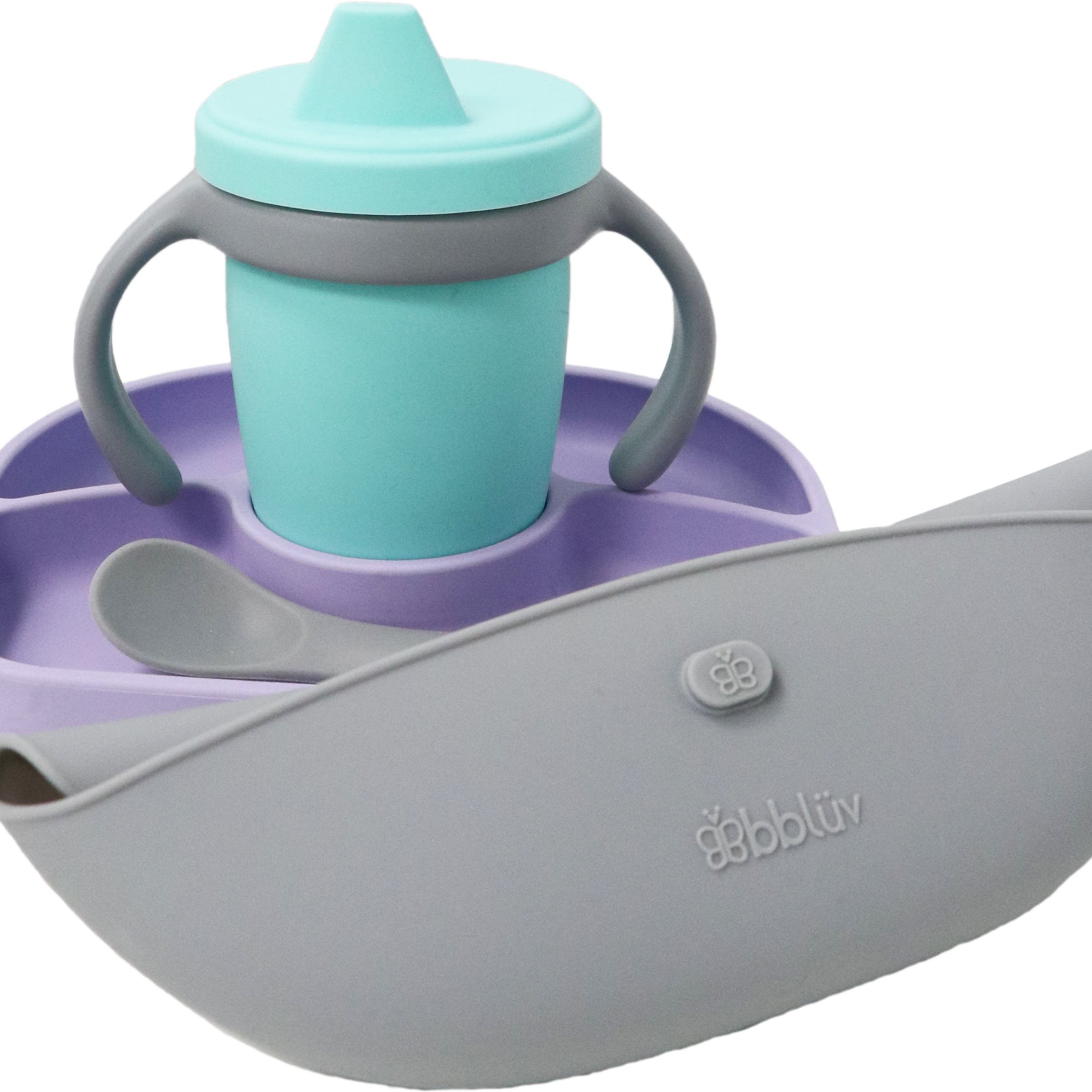 bbluv Sët - Silicone Feeding Set in Violet 
