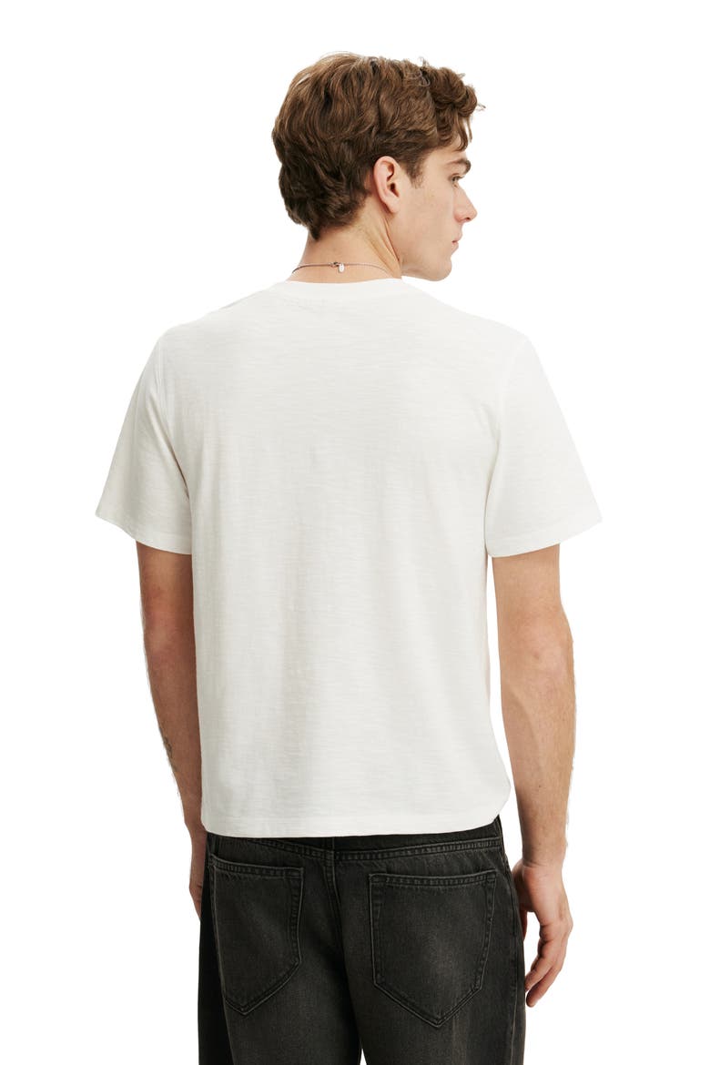 Men's Fitted Henley T-Shirt, Alternate, color, Vintage White