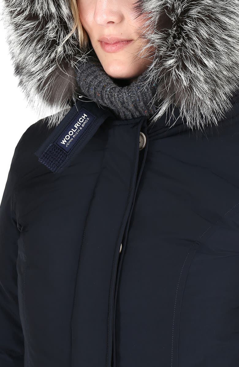 Woolrich Luxury Arctic Down Parka with Genuine Fox Fur Trim, Alternate, color, 