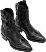 John Varvatos Walker Leather Western Boot