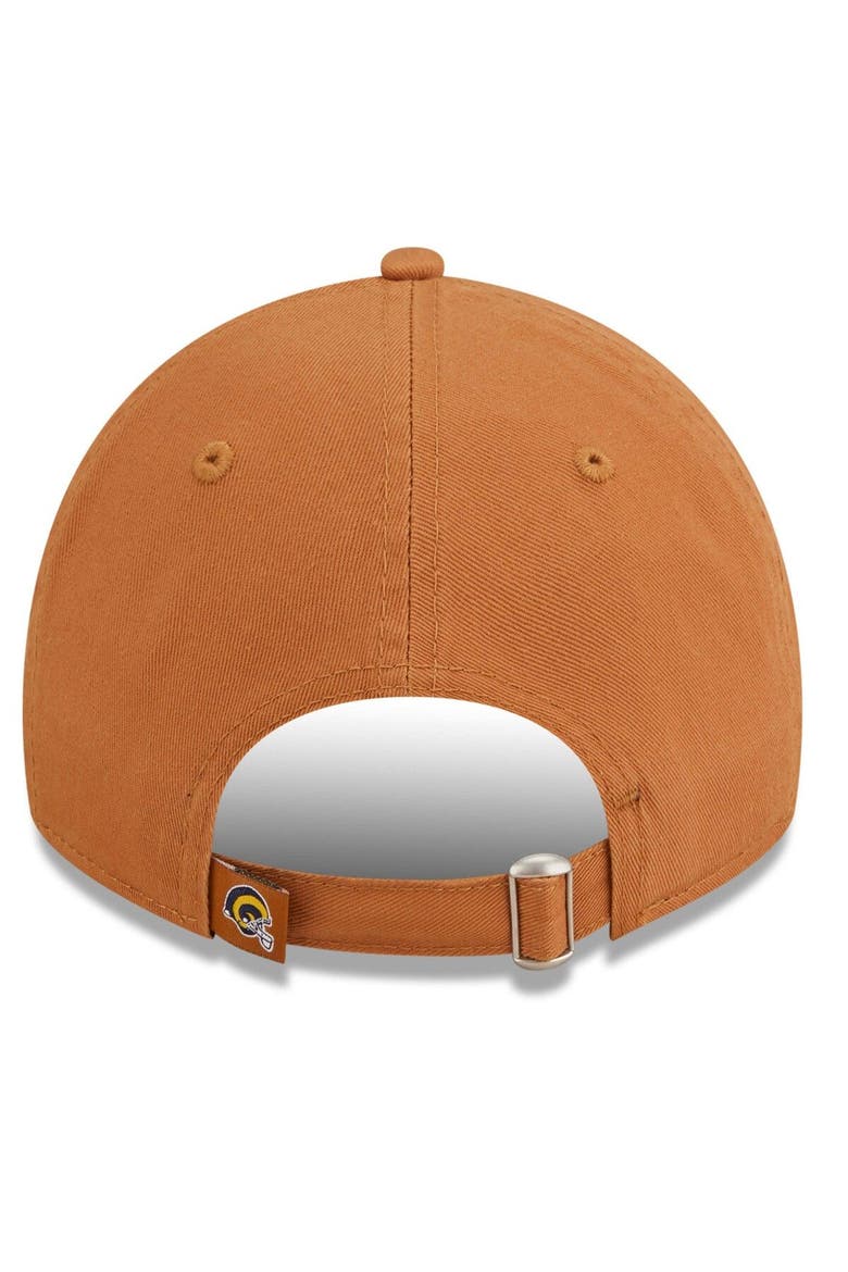 Men's New Era Brown Los Angeles Rams Core Classic 2.0 9TWENTY Adjustable Hat, Alternate, color, Brown