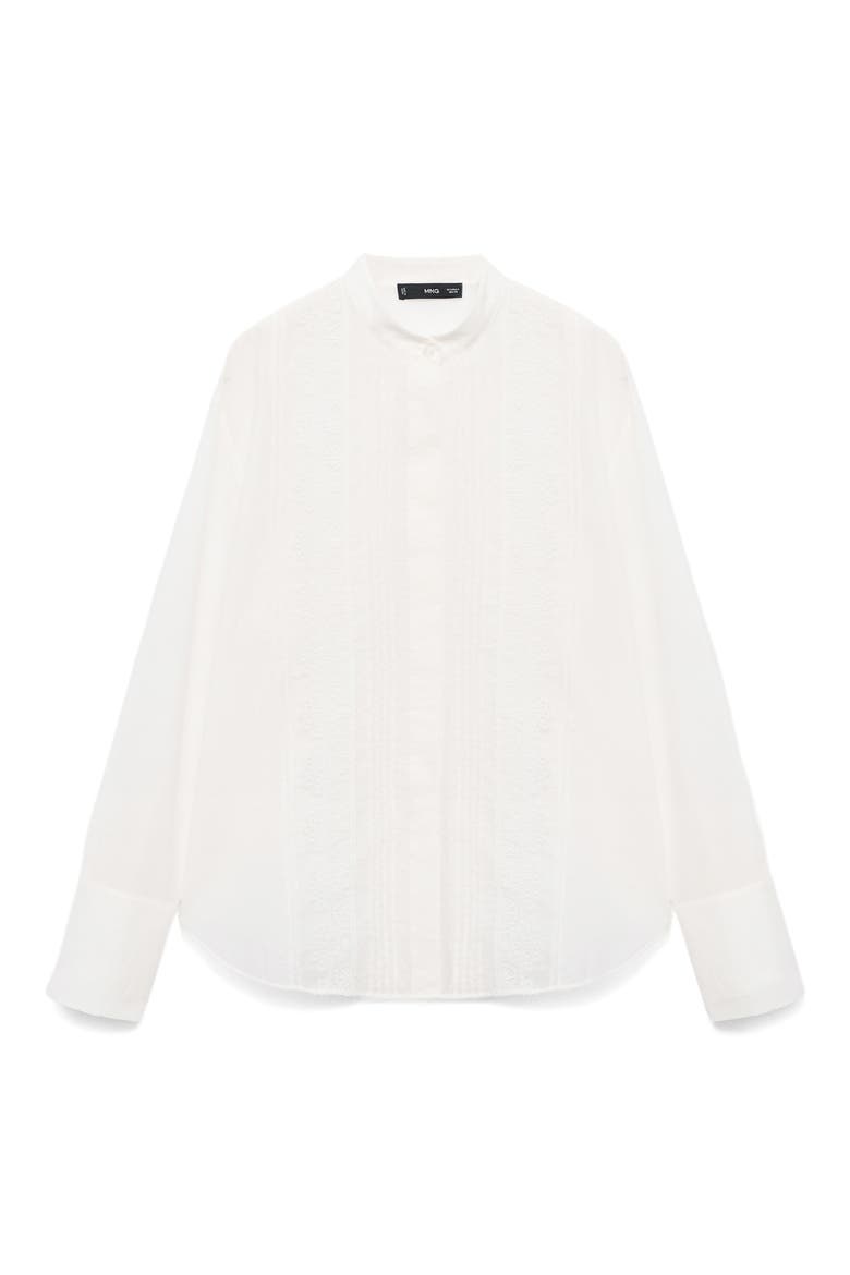 Stitch Detail Shirt, Alternate, color, ECRU