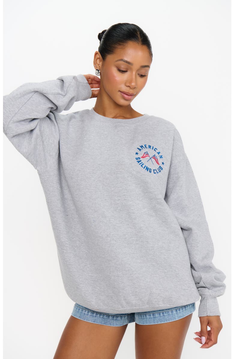 Show Me Your Mumu Stanley Sweatshirt, Alternate, color, Sailing Club Graphic