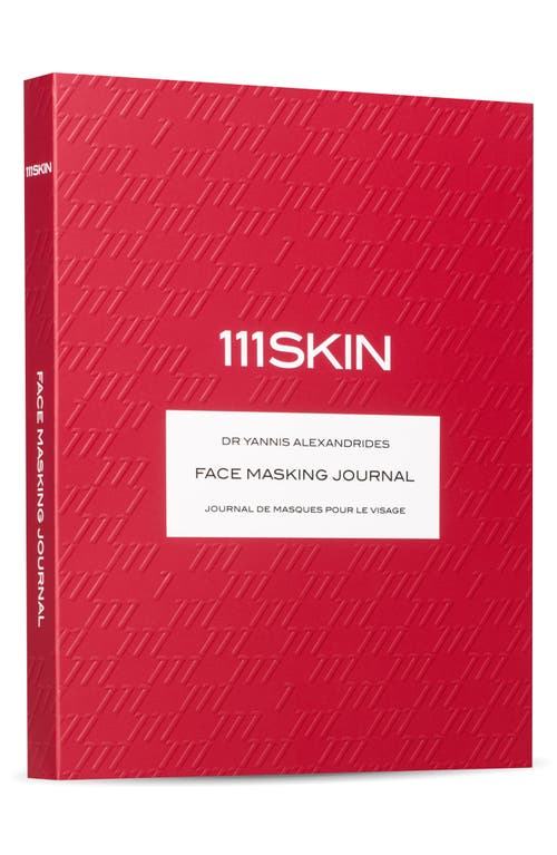 111skin Face Mask Journal Set In Transparent