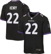 Nike Youth Nike Derrick Henry Black Baltimore Ravens Alternate Game Jersey
