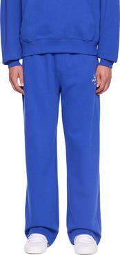 L/AB C/O OFF-WHITE Diagonal Stripe Logo Cotton French Terry Sweatpants