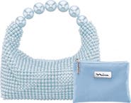 Nina Kiki Faux Pearl To Handle Bag