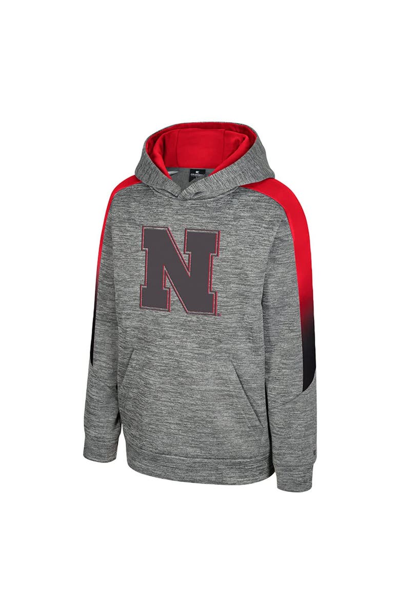 COLOSSEUM Youth Colosseum Gray Nebraska Huskers The Gang Hoodie, Alternate, color, Gray