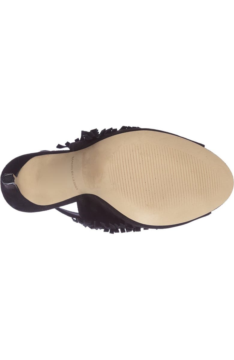 Topshop 'Rhonda' Fringe Sandal, Alternate, color,