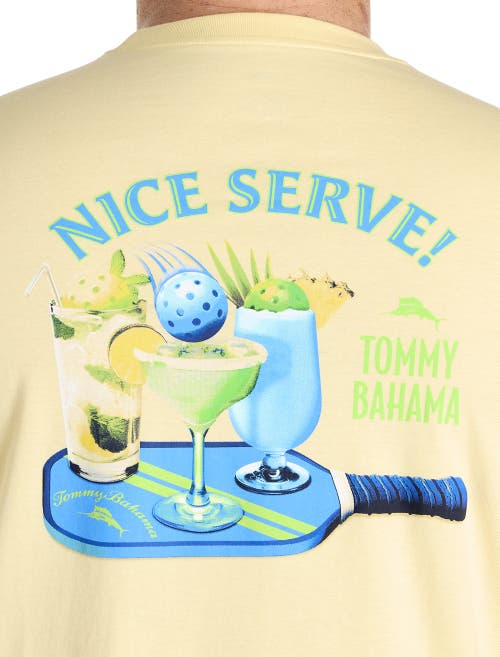 Tommy Bahama Big & Tall Nice Serve Pocket T-shirt In Light