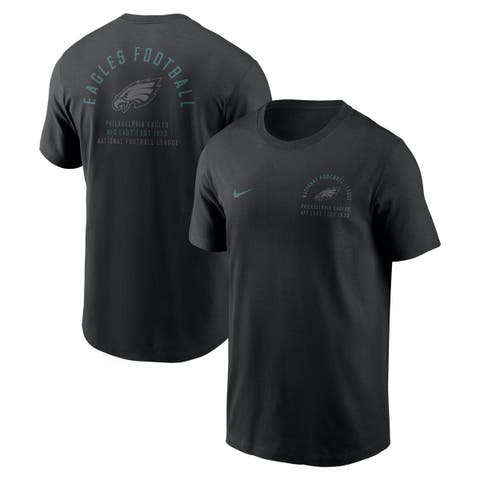 Men's Nike Black Philadelphia Eagles Split Logo T-Shirt