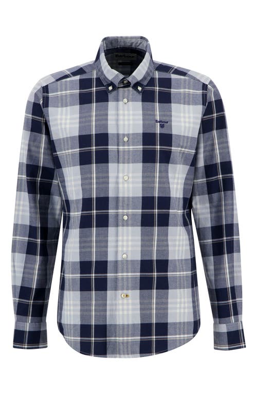Barbour Edgar Plaid Button-down Shirt In Blue