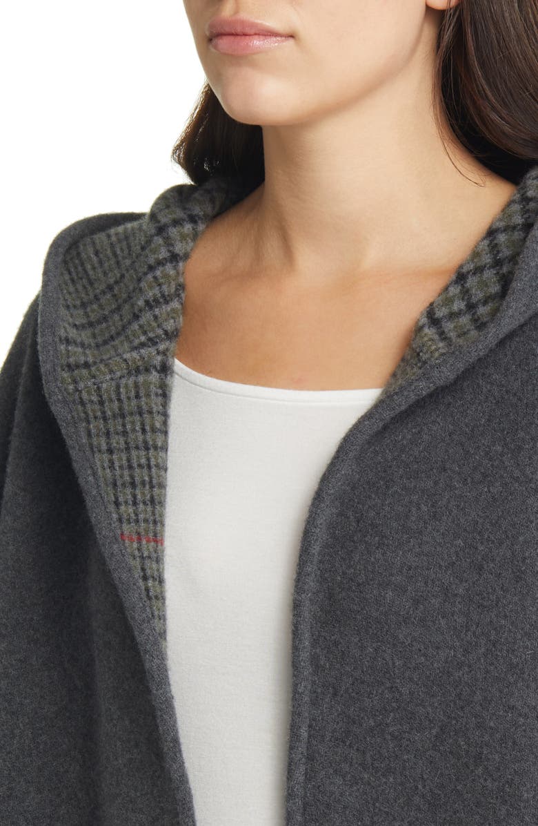 rag & bone Rogue Reversible Long Hooded Poncho, Alternate, color, 