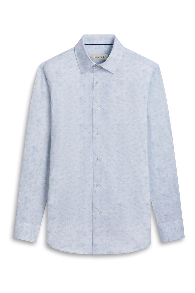 James OoohCotton® Floral Print Button-Up Shirt, Alternate, color, SAGE
