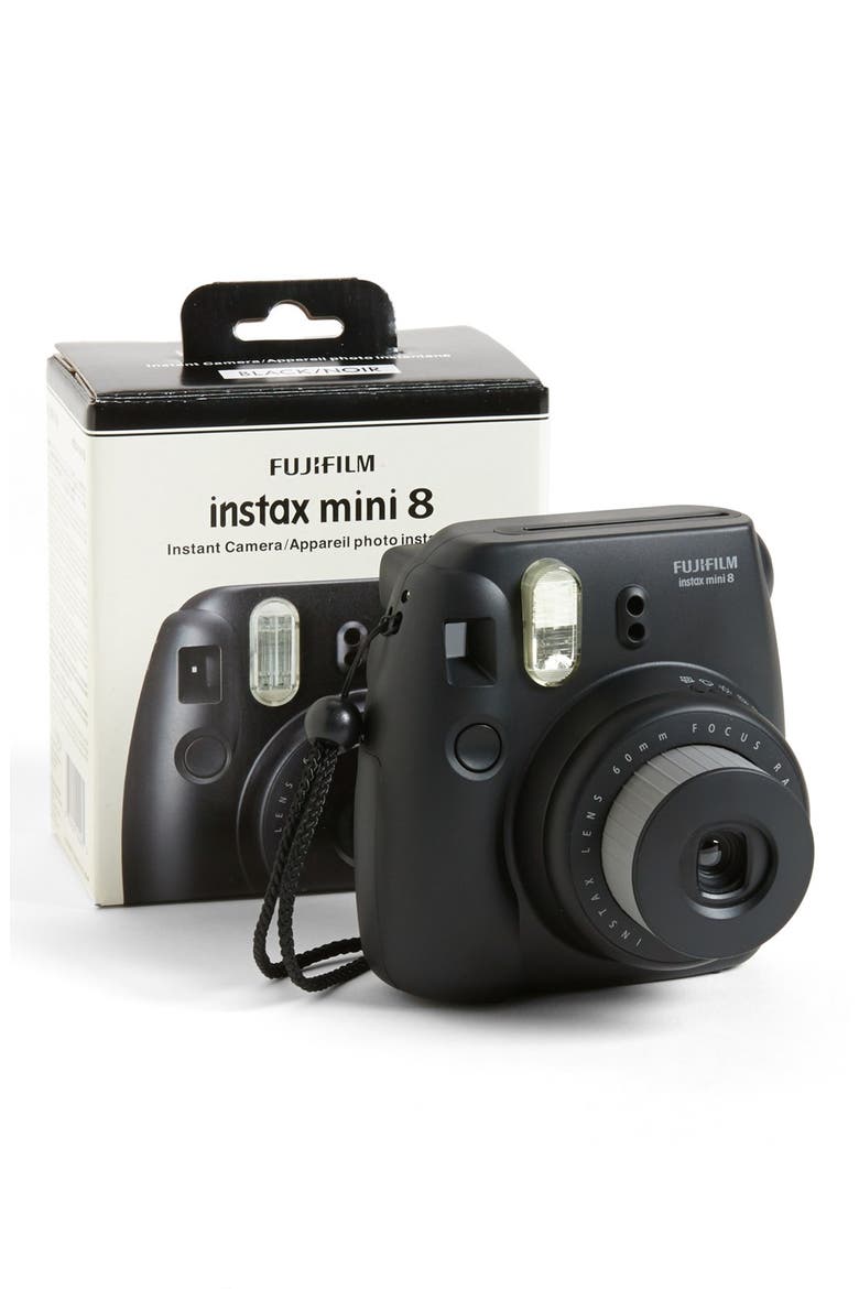 Fujifilm 'instax mini 8' Instant Film Camera, Alternate, color, BLACK
