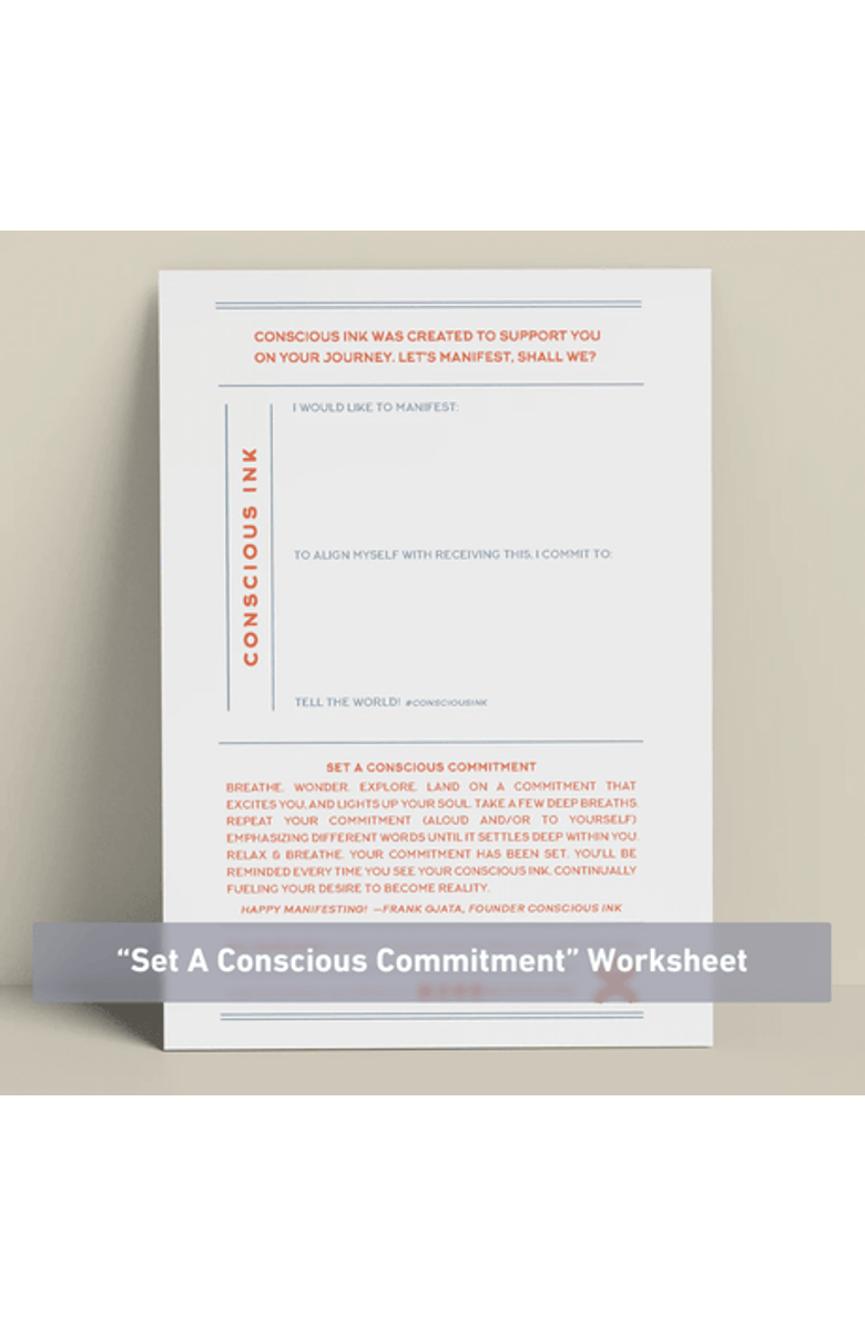 Conscious Ink Well Being Conscious Ink Starter Kit, Alternate, color, White