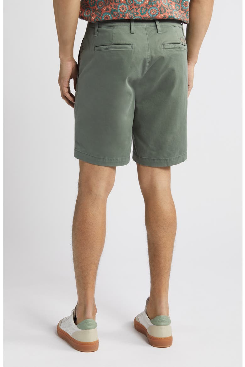 Wanderer 8.5-Inch Stretch Cotton Chino Shorts, Alternate, color, GREEN MEADOWS