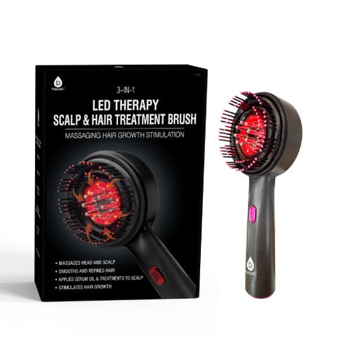 3-in-1 Red Light Therapy Scalp & Hair Growth Brush Stimulate Growth, Boost Volume, Enhance Scalp Health