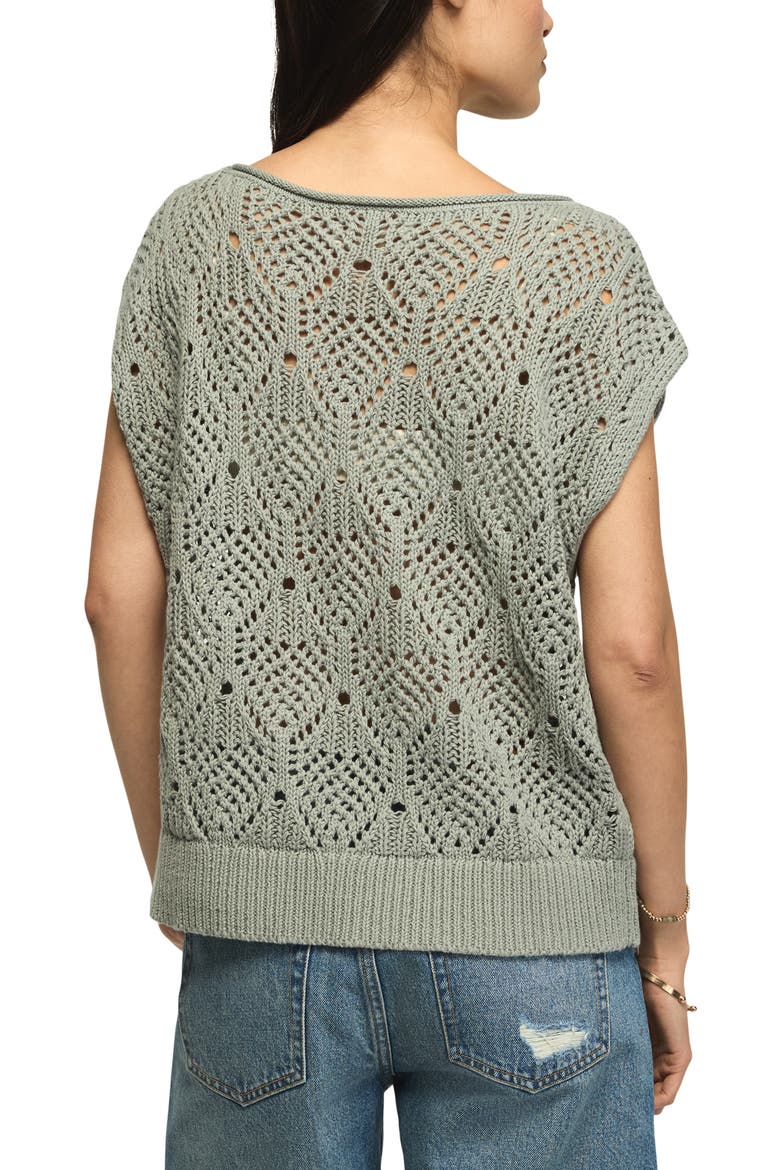 Open Stitch Sweater, Alternate, color, CHINOIS GREEN